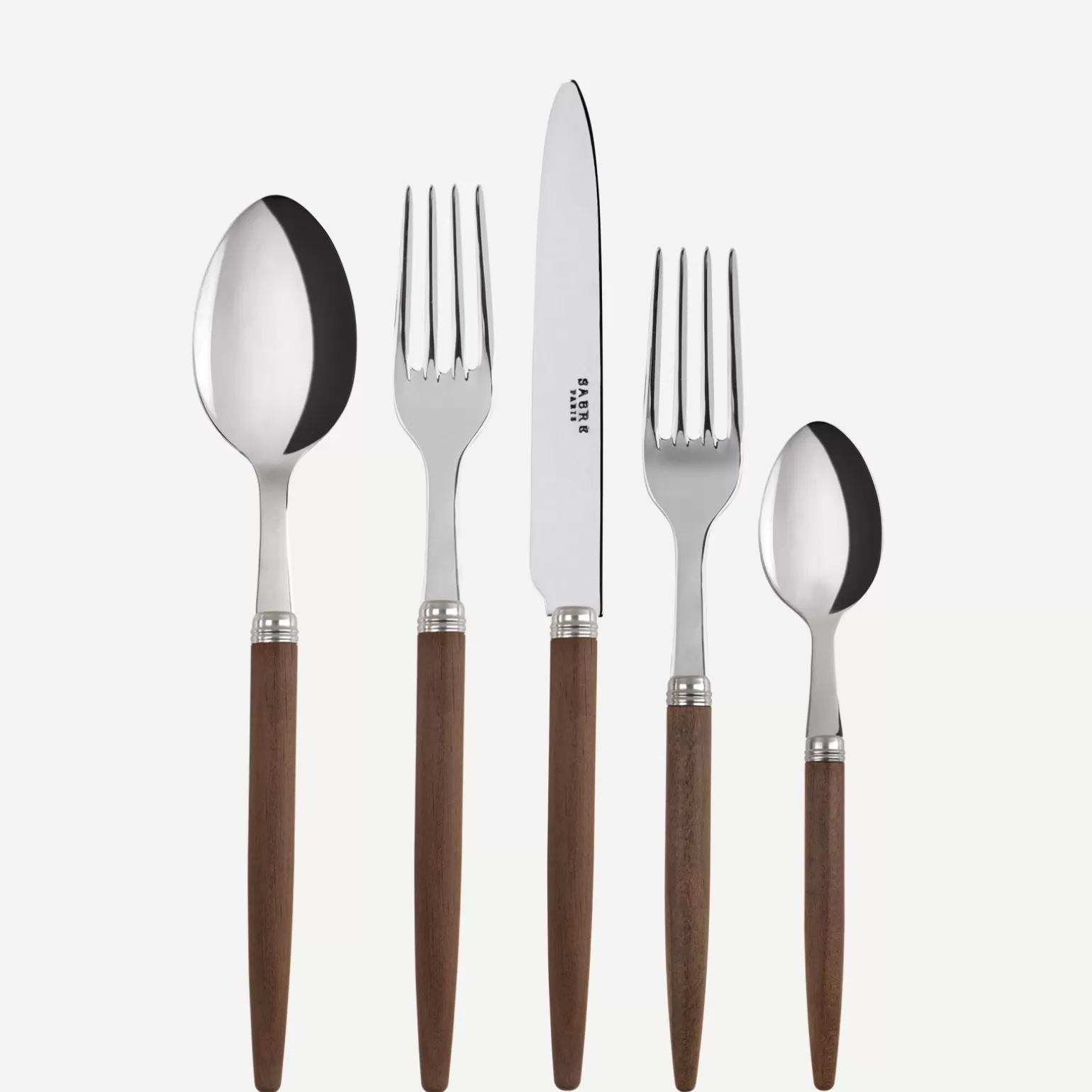 Set De 5 Pièces<Sabre Paris Jonc, Bois foncé