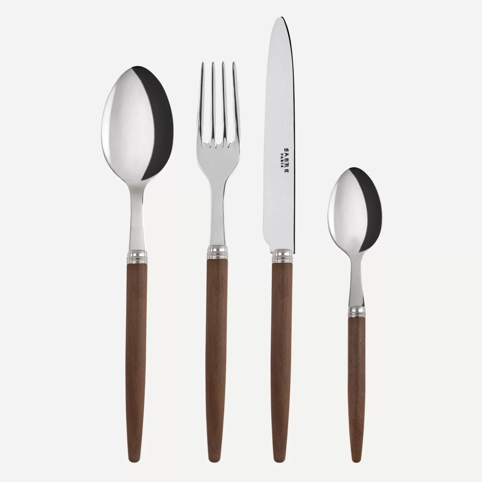 Set De 4 Pièces<Sabre Paris Jonc, Bois foncé