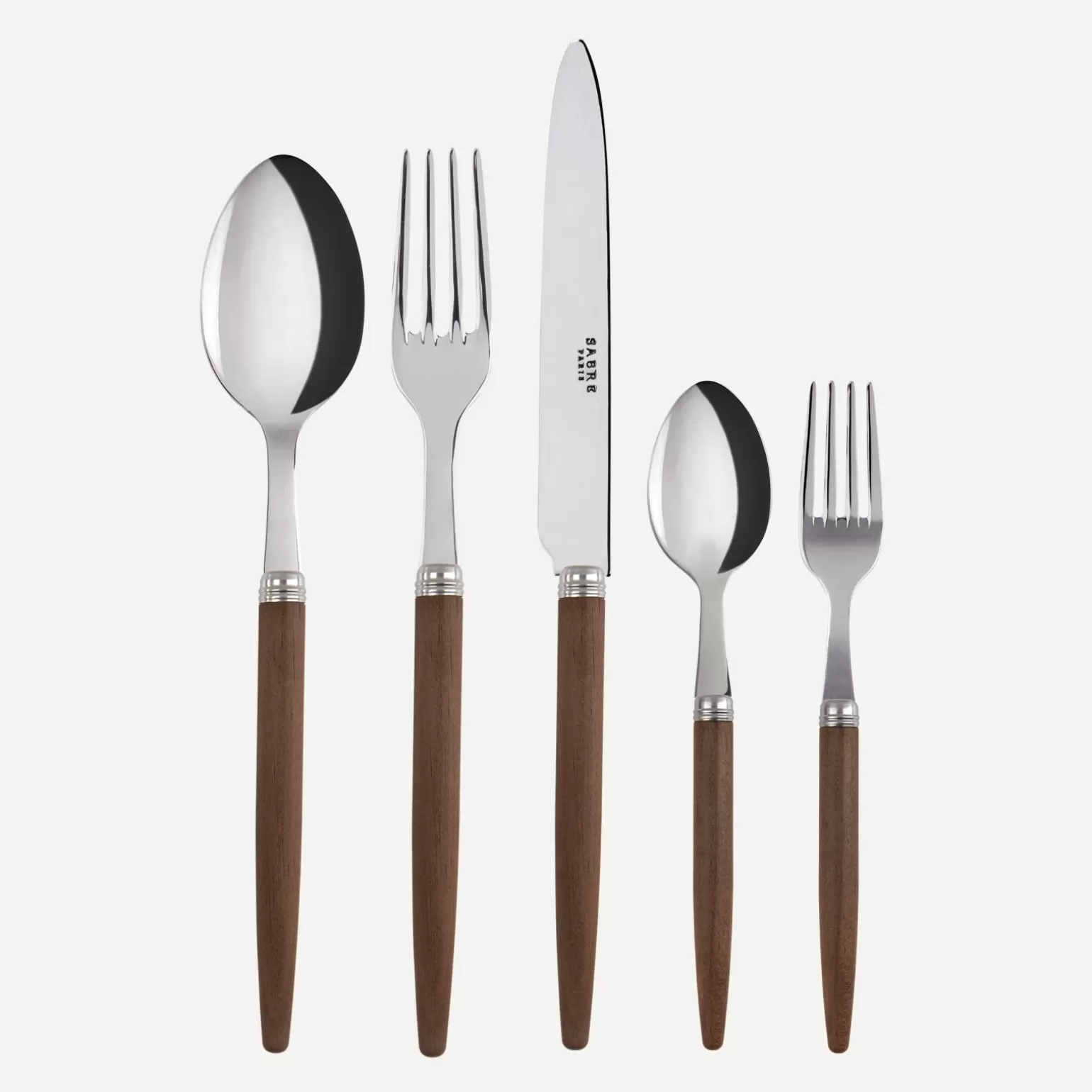 Set De 5 Pièces<Sabre Paris Jonc, Bois foncé