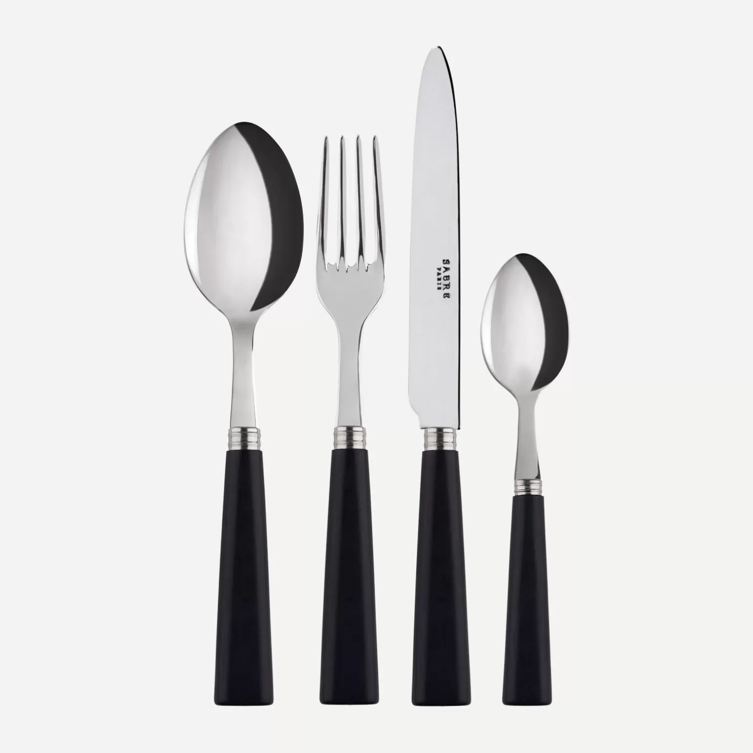 Set De 4 Pièces<Sabre Paris Nature, Bois stratifié noir