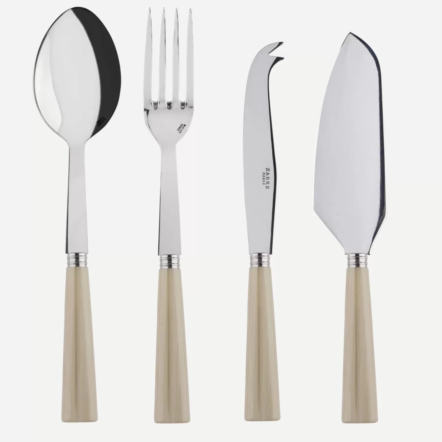 Set Les Essentiels - Ensemble De 4 Couverts De Service<Sabre Paris Nature, Effet Corne