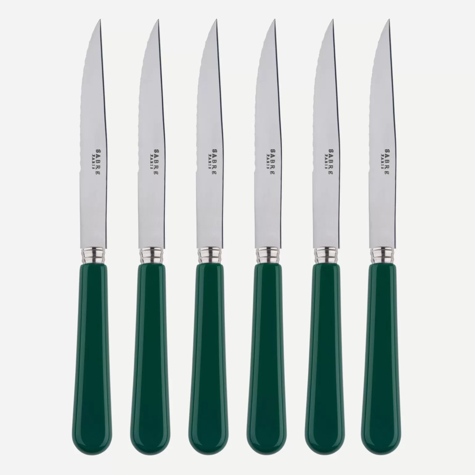 Set De 6 Couteaux À Steak<Sabre Paris Pop Unis, Vert