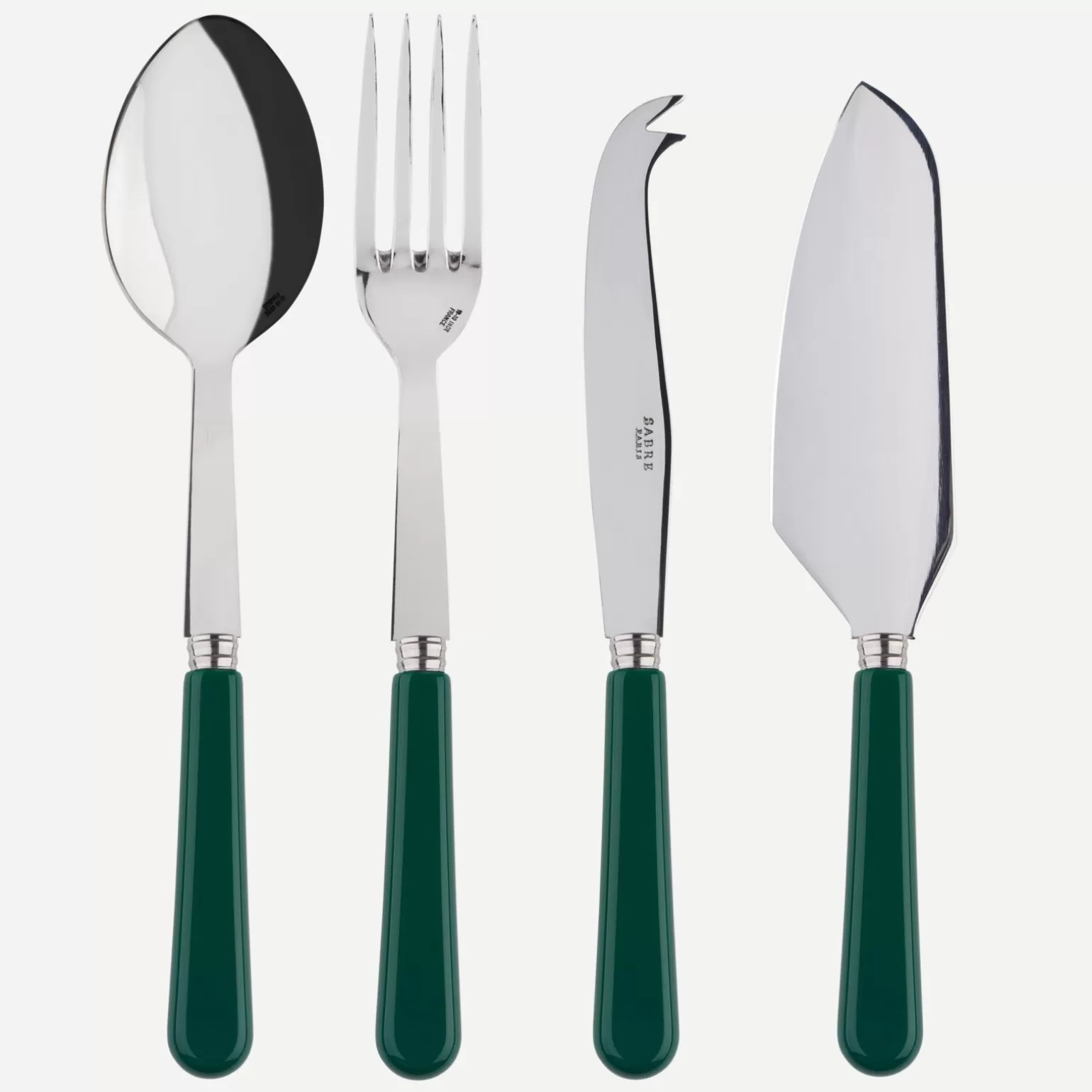 Set Les Essentiels - Ensemble De 4 Couverts De Service<Sabre Paris Pop Unis, Vert