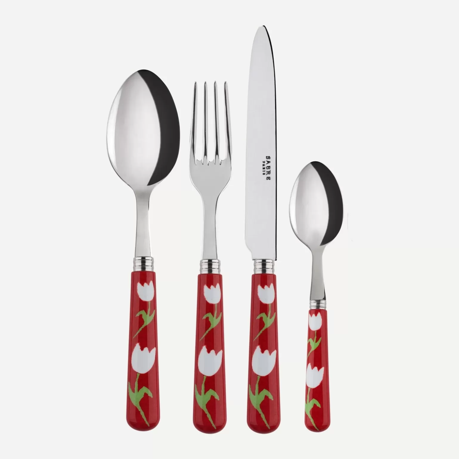 Set De 4 Pièces<Sabre Paris Tulipe, Rouge