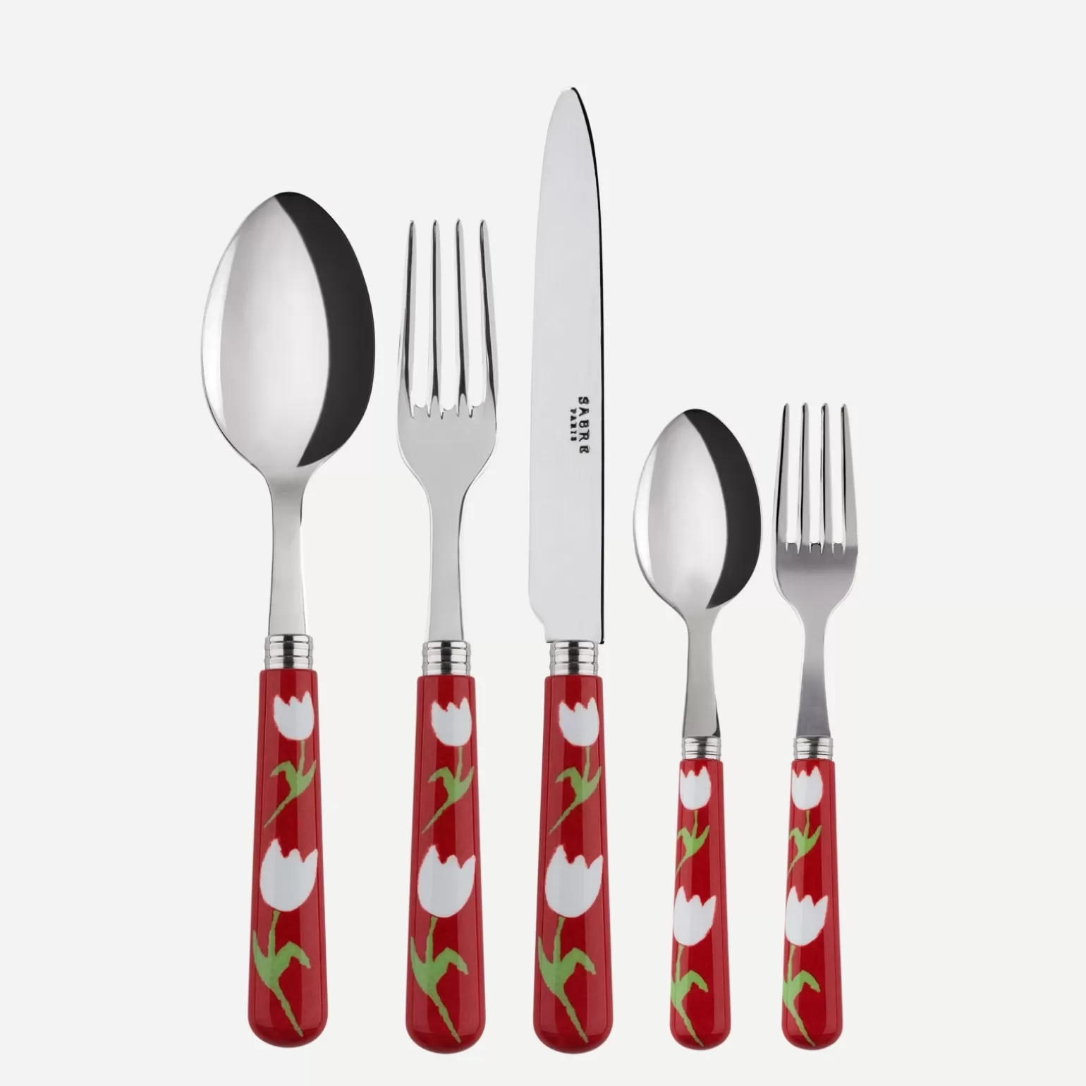 Set De 5 Pièces<Sabre Paris Tulipe, Rouge