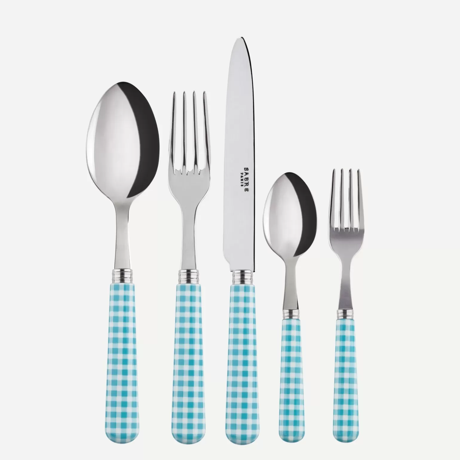 Set De 5 Pièces<Sabre Paris Vichy, Turquoise